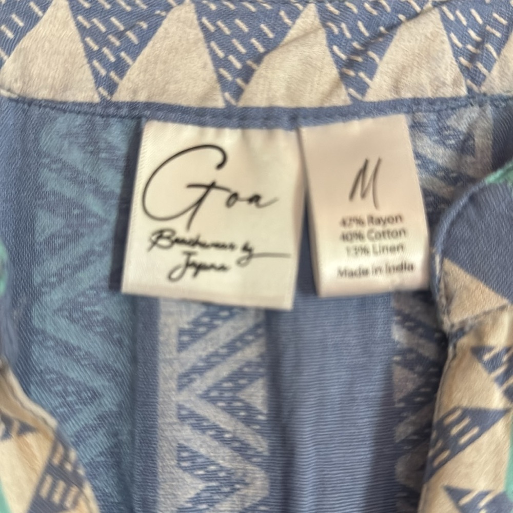 GOA Beachwear by Japan Tunic Dress New without Tags Sz M - Picture 2 of 3